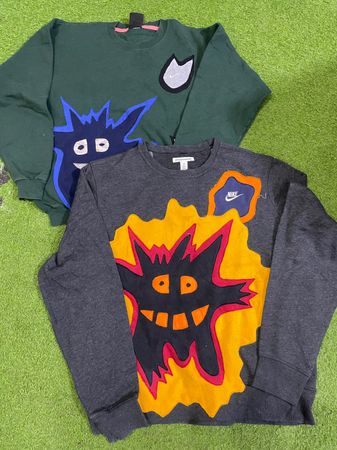 Sudadera patchwork Nike recyclée