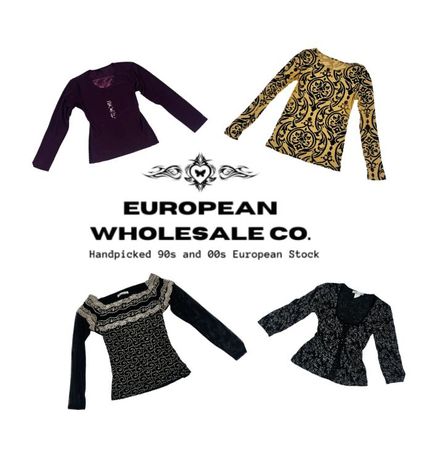 Y2K European Mesh Long sleep Tops (YWV115)