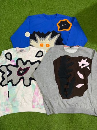Sudadera de patchwork reciclada de Nike