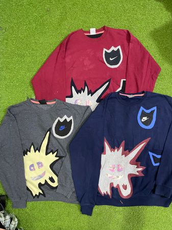 Sweatshirt em patchwork Nike reciclada