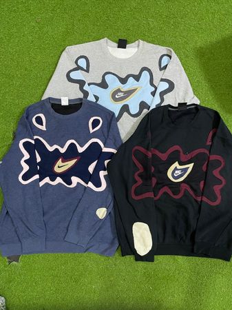 Pull-over patchwork Nike recyclé