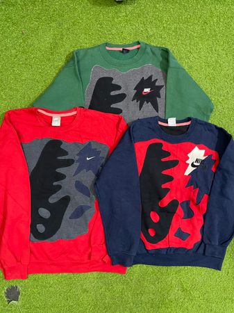 Upcycled Nike Patchwork-Sweatshirt