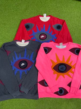 Sudadera de retazos de Nike reciclada