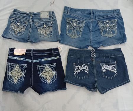 CR9077 Y2K MINI DENIM SHORTS