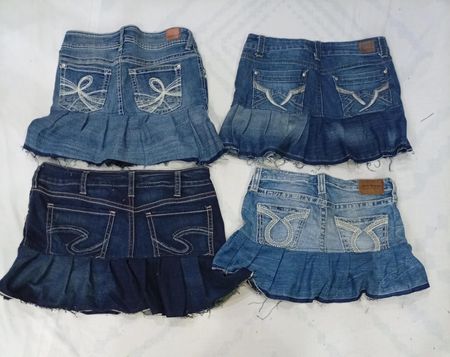 CR9098 UPCYCLED Y2K FLOWY SKIRTS