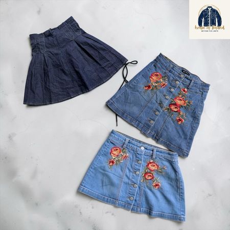 Jupes en denim mini
