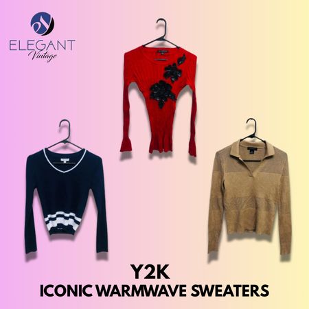 Y2K Iconic Warm Wave Sweaters - EV1349