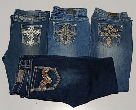 Y2K Flare Jeans RV # 1043