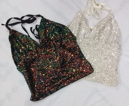 CR9109 UPCYCLED BEADED TOPS