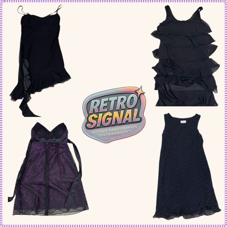 Y2K Dark Romantic Dresses (RS-323)