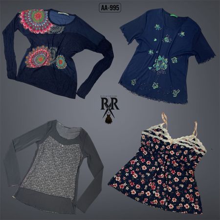 Y2K Blue Hour Mix Tops (AA-995)