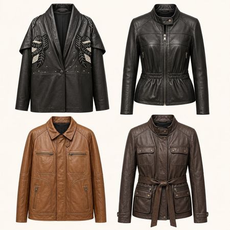 Y2k Classic Leather Jackets