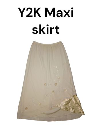Y2K Maxi and denim skirt