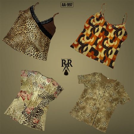 Y2K Animal Print Mix Tops (AA-997)