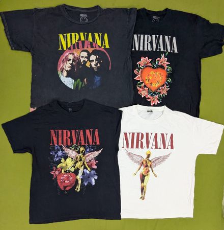 RV3802 Nirvana Band Tshirts