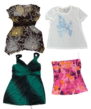 Y2K Grunge Tops 15 pcs At 1033