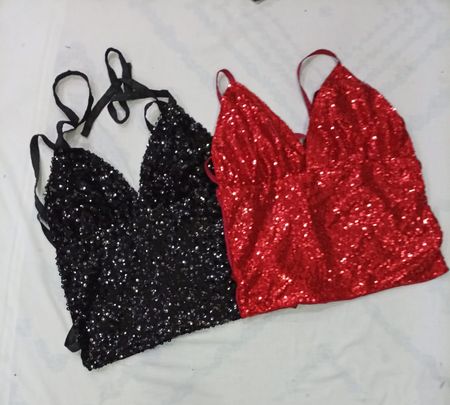 CR9113 UPCYCLED BEADED TOPS
