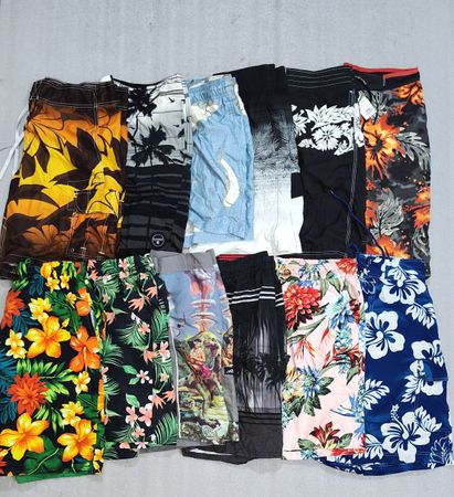 Hawaii printed swim shorts