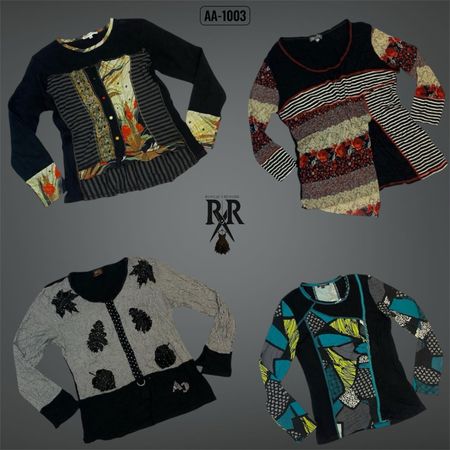 Y2K Colourful Retro Vibe Full Sleeve Tops (AA-1003)