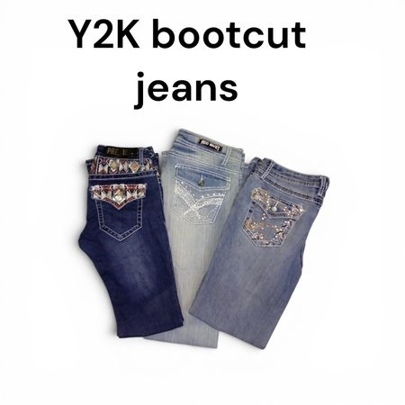 Y2K bootcut jeans
