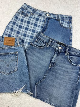 Unbranded mini denim skirt