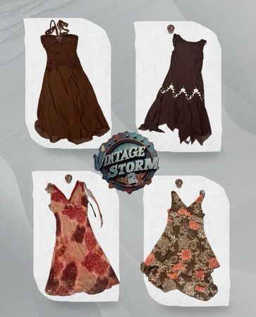 Y2K Feminine Poly Dress