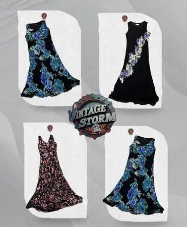 Y2K Ethereal Bloom Poly Dress
