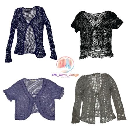 Y2K Crochet & Beaded Tops (085)