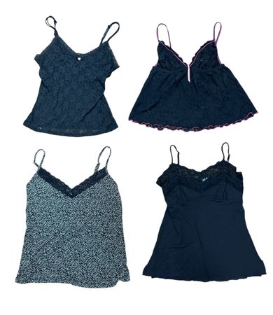 Y2K Tops Black 20 pcs  At 1043