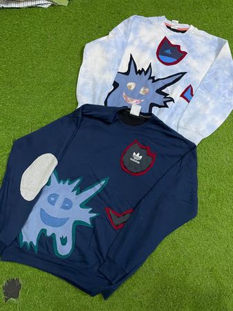 Felpa patchwork Nike riciclata