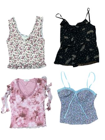 Y2K style fasion crop Top 16 pcs At 1049