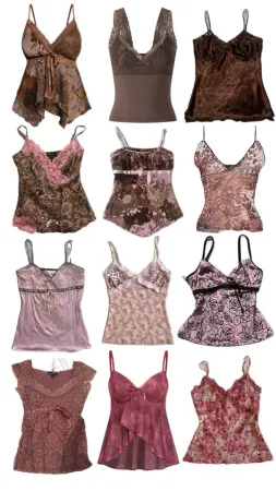 Y2K camisole tops