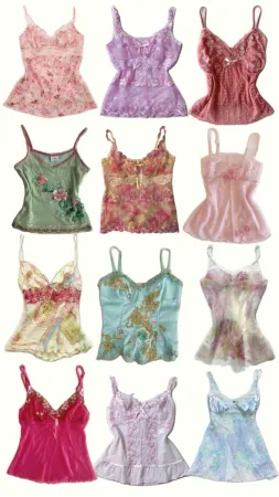 Y2K camisole tops