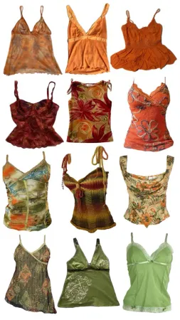Y2K camisole tops
