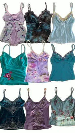 Y2K camisole tops