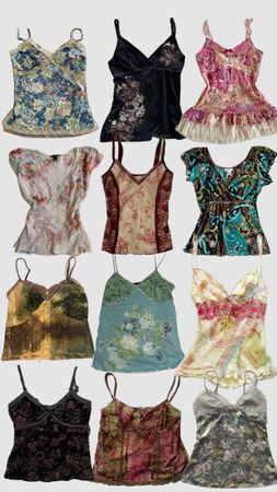 Y2K camisole tops