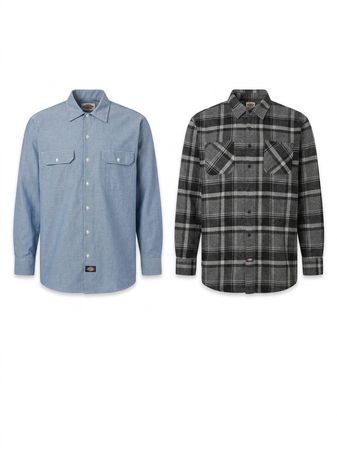 (FV-1685) Dickies Button Up Shirts
