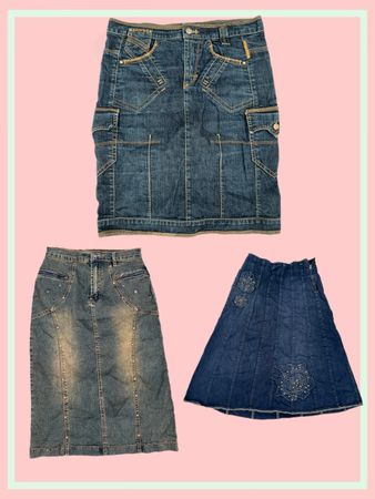 Denim Skirts Mix Bundle