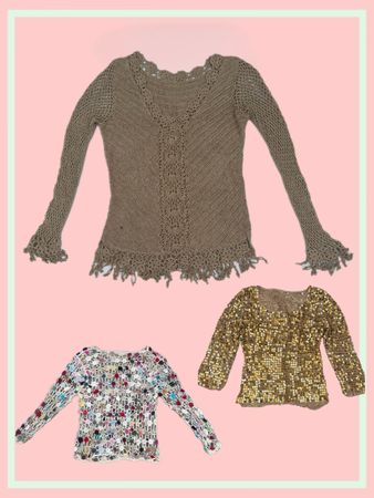 Full Slevees Crochet Blast