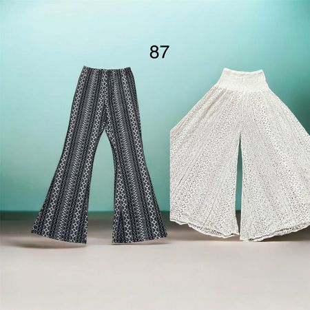 flared woman’s trousers