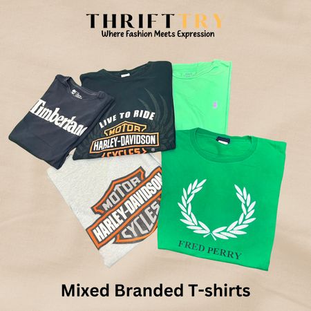 Premium Mixed Branded T-Shirts Collection