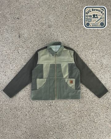Upcycled Double Pocket Workwear Jacket