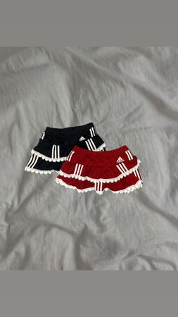 Upcycled Adidas Lace Skirt
