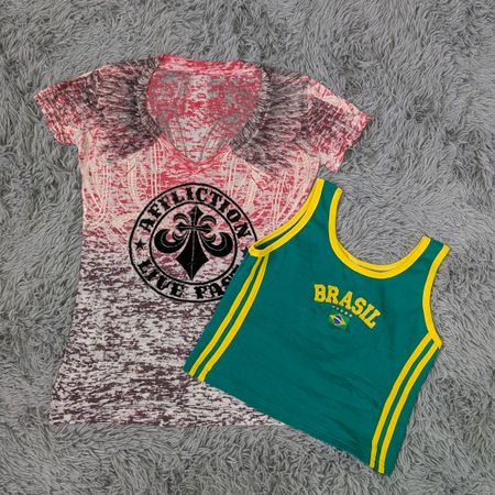 Y2K Graphic Baby Tees | Wholesale Bundle Grade A/B