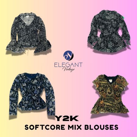 Y2K Soft core Mix Blouses - EV1409