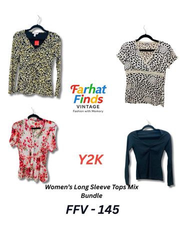 Y2K Women’s Long & Short Sleeve Tops Mix Bundle ( FFV - 145 )*