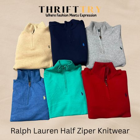 Ralph Lauren Half-Zip Sweaters Collection