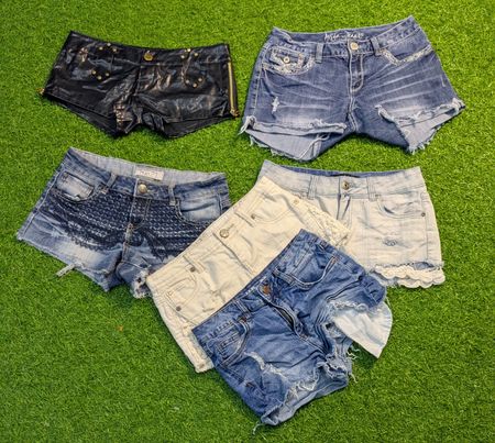 6265 - Unbranbed denim mini Shorts