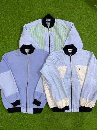 Upcycled polo Ralph Lauren Herrington jacket