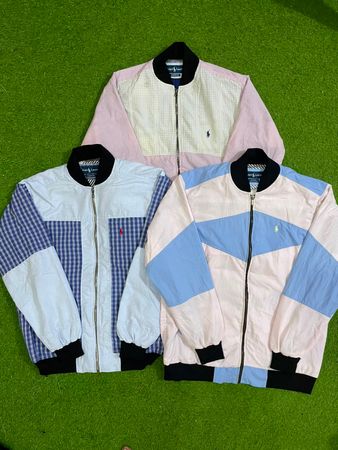 Upcycled polo Ralph Lauren Herrington jacket
